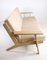 Divano a tre posti GE290 attribuito a Hans J. Wegner, 1953, Immagine 7