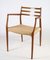 Teak Model No. 62 Armchairs by N. O. Moller, 1962, Set of 2 13