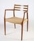 Teak Model No. 62 Armchairs by N. O. Moller, 1962, Set of 2, Image 13