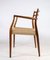 Teak Model No. 62 Armchairs by N. O. Moller, 1962, Set of 2 7