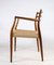 Teak Model No. 62 Armchairs by N. O. Moller, 1962, Set of 2, Image 7