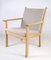 Model GE284 Lounge Chairs attributed to Hans J. Wegner, 1960s, Set of 2 15