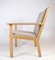 Model GE284 Lounge Chairs attributed to Hans J. Wegner, 1960s, Set of 2 5