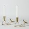 Tyfon Candlesticks by Carl-Einar Borgström for Ystad-Metall, 1940s, Set of 2, Image 7