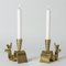 Tyfon Candlesticks by Carl-Einar Borgström for Ystad-Metall, 1940s, Set of 2 3