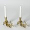 Tyfon Candlesticks by Carl-Einar Borgström for Ystad-Metall, 1940s, Set of 2 4