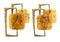 Bronze & Murano Glass Wall Sconces by Angelo Brotto for Esperia, 1960s, Set of 2 1