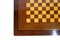 Art Deco Shellac Hand Polished Game Table with Chess Board and Green Felt, 1930s, Image 7