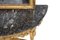 Louis Seize XVI Golden Console Table with Marble and Mirror, 1750s, Set of 2, Image 7