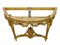 Louis Seize XVI Golden Console Table with Marble and Mirror, 1750s, Set of 2 8