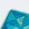 Scatola vintage in ceramica smaltata blu di Cases, anni '60, Immagine 12