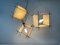 Lámpara de techo italiana Mid-Century moderna con tres cubos, años 50, Imagen 6