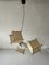 Mid-Century Italian Modern 3-Cube Ceiling Lamp, Italy, 1950s, Image 1