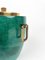 Green Goatskin & Brass Barware Set attributed to Aldo Tura for Macabo, Italy, 1960s, Set of 3 9