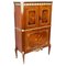 Mueble de cóctel Meuble Francais Ormolu vintage de madera nudosa de nogal, siglo XX, Imagen 1