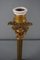 Antique French Gold-Colored Table Lamp, Late 1800s, Image 7