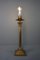 Lámpara de mesa francesa antigua dorada, finales de 1800, Imagen 5