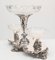 Silver Centrepiece Dish or Epergne in Sheffield Plate with Glass Bowls 9