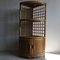 Bamboo Corner Cabinet with Shelving & Cupboard, Image 1