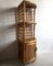 Bamboo Corner Cabinet with Shelving & Cupboard 14