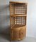 Bamboo Corner Cabinet with Shelving & Cupboard 11