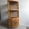 Bamboo Corner Cabinet with Shelving & Cupboard 13
