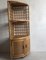 Bamboo Corner Cabinet with Shelving & Cupboard 6