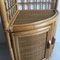 Bamboo Corner Cabinet with Shelving & Cupboard 7