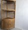 Bamboo Corner Cabinet with Shelving & Cupboard 4