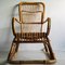 Mid-Century Bamboo Rocking Chair by Franco Albini, 1960s, Image 1
