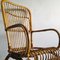 Mid-Century Bamboo Rocking Chair by Franco Albini, 1960s 5