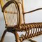 Mid-Century Bamboo Rocking Chair by Franco Albini, 1960s 4