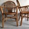 Vintage Bamboo Chair with Arms, Image 3