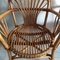 Vintage Bambus Stuhl mit Armlehnen 7