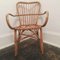 Vintage Bamboo Armchair, 1950s 4