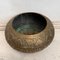 Large Islamic Shaped Brass Indoor Planter with Embossed Animals & Arabic Letters, Image 2