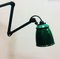 Industrial Green Machinist Wall Light from EDL, 1930s 10