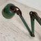 Industrial Green Machinist Wall Light from EDL, 1930s 9
