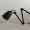 Industrial Green Machinist Wall Light from EDL, 1930s 5