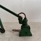 Industrial Green Machinist Wall Light from EDL, 1930s 4