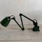 Industrial Green Machinist Wall Light from EDL, 1930s 7