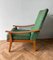 Mid-Century Danish Teak Green Lounge Chair 13