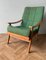 Mid-Century Danish Teak Green Lounge Chair 15