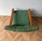 Mid-Century Danish Teak Green Lounge Chair 14
