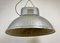 Large Polish Industrial Factory Oval Pendant Lamp from Mesko, 1970s, Image 9