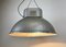 Large Polish Industrial Factory Oval Pendant Lamp from Mesko, 1970s 10