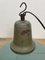 Industrial Petrol Enamel Factory Ceiling Lamp with Cast Iron Top, 1960s 7
