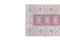 Vintage Kurdish Hand-Knotted Runner Rug in Pink & Tan Wool, 1960s, Image 3