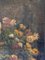 Oil on Canvas Flower Bouquet 18th Century Signated Golden Wand Frame, 1800s, Oil, Image 4