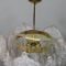 Vintage Bronze & Murano Glass Ceiling Light, Immagine 8